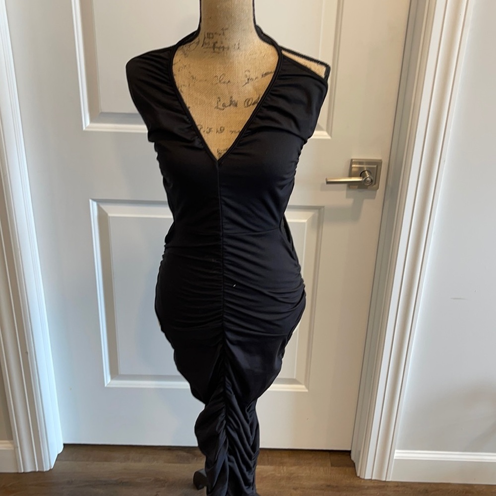 Black maxi dress
